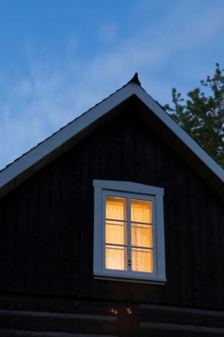 House illuminated by Light
